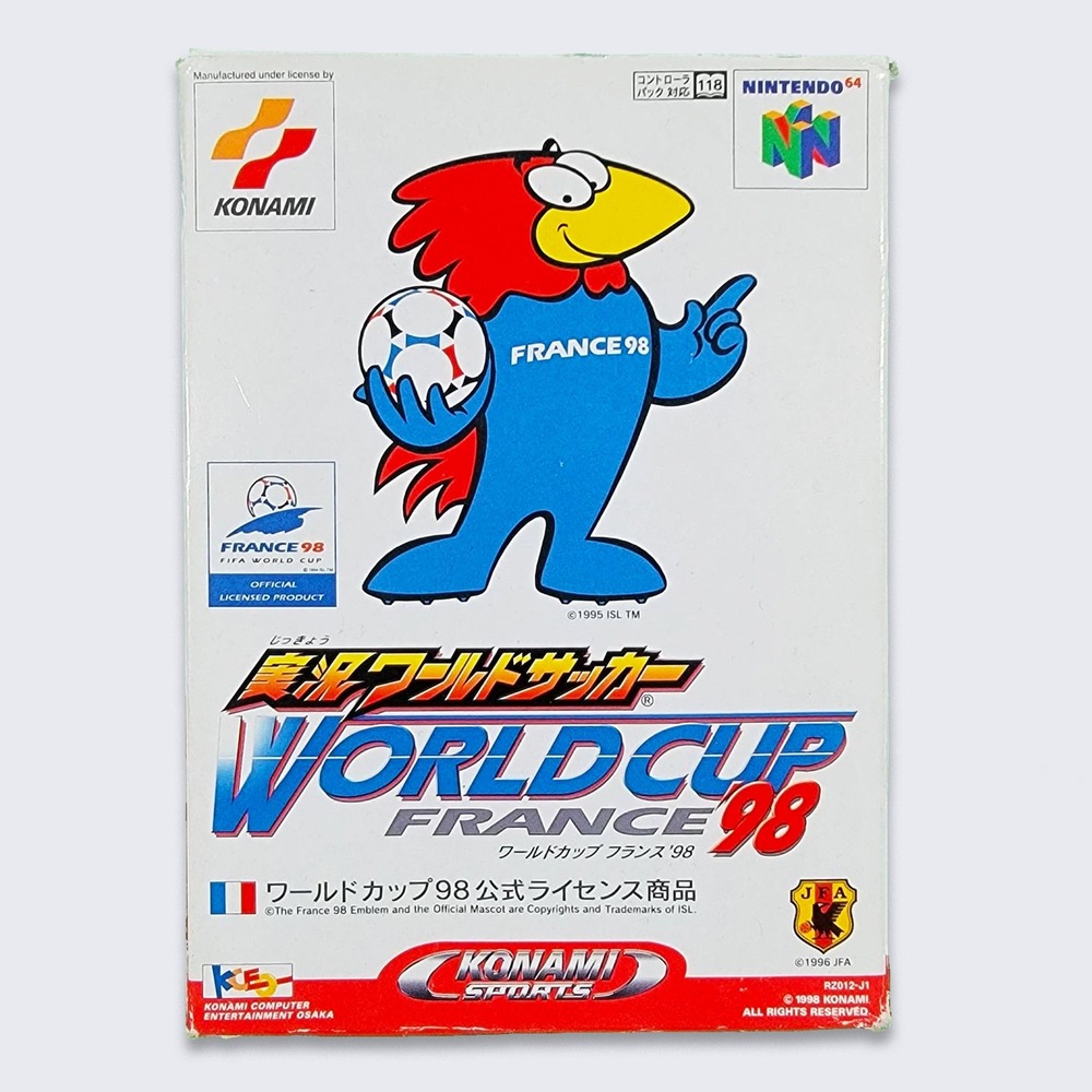 World Cup Soccer Vintage 90s N64 Japan Version Video Game